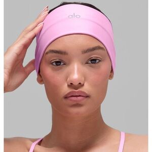 Alo Yoga Airlift Headband Candy Heart Pink | One Size | NWT